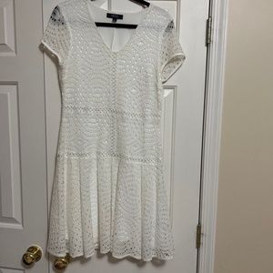 White lace dress